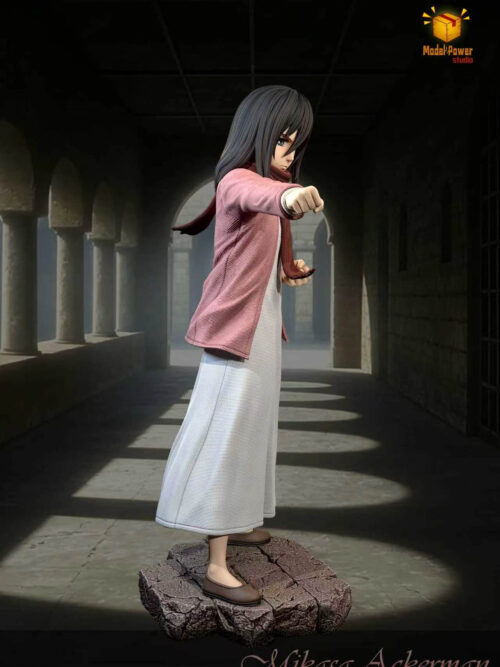 Punching Mikasa Ackerman - Detail View 2