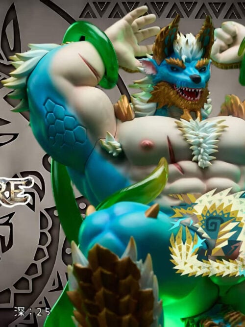 wnhhhggcrywfpbcy6kq5nsd5k09kjqb1 Defeated Zinogre - Collectible Figure Main View