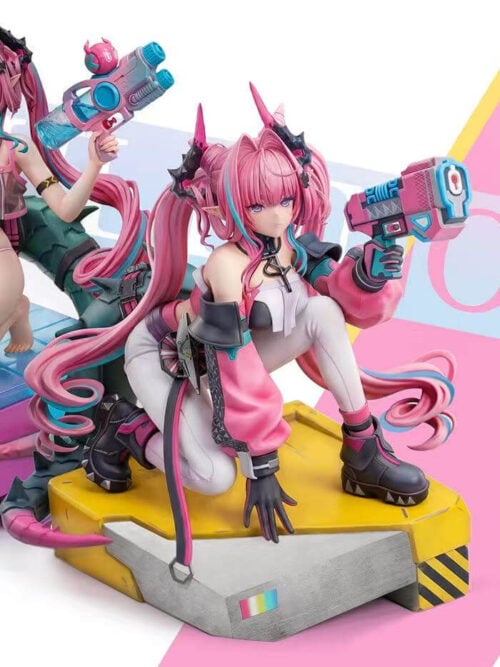 Twin-Tails Water Gun Girl - Detail View 4