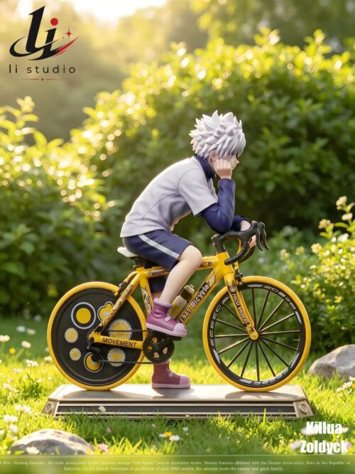 Killua Zoldyck on Bicycle - Detail View 3