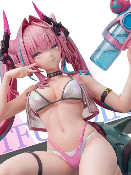 Twin-Tails Water Gun Girl - Detail View 3