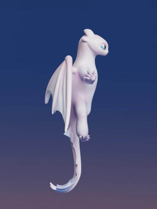 How to Train Your Dragon - Light Fury - Detail View 2