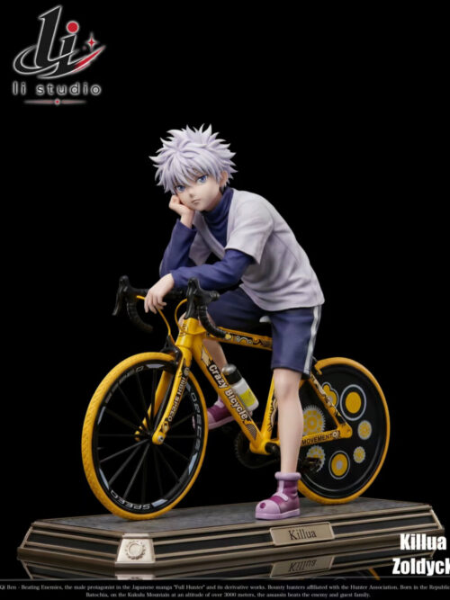 Killua Zoldyck on Bicycle - Detail View 1