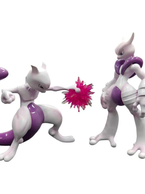 Mewtwo and Mega Mewtwo X - Detail View 3