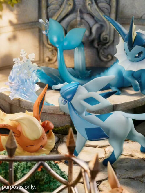 Anniversary Eevee Family Garden Scene - Detail View 4