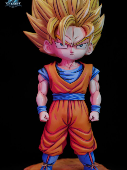 Angry Super Saiyan SD Son Goku - Detail View 5
