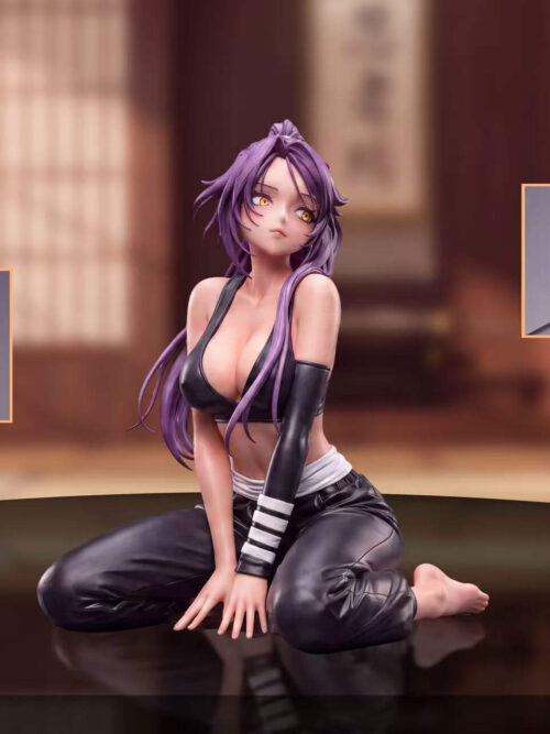 Kneeling Yoruichi Shihoin - Detail View 6