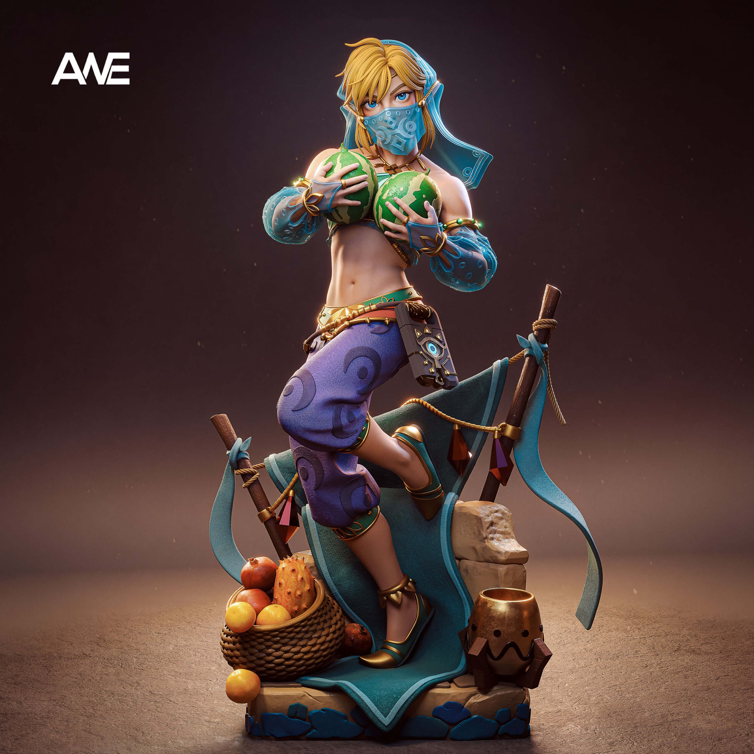 Gerudo Outfit Link - Featured Image Gerudo Outfit Link - Collectible Figure Main View