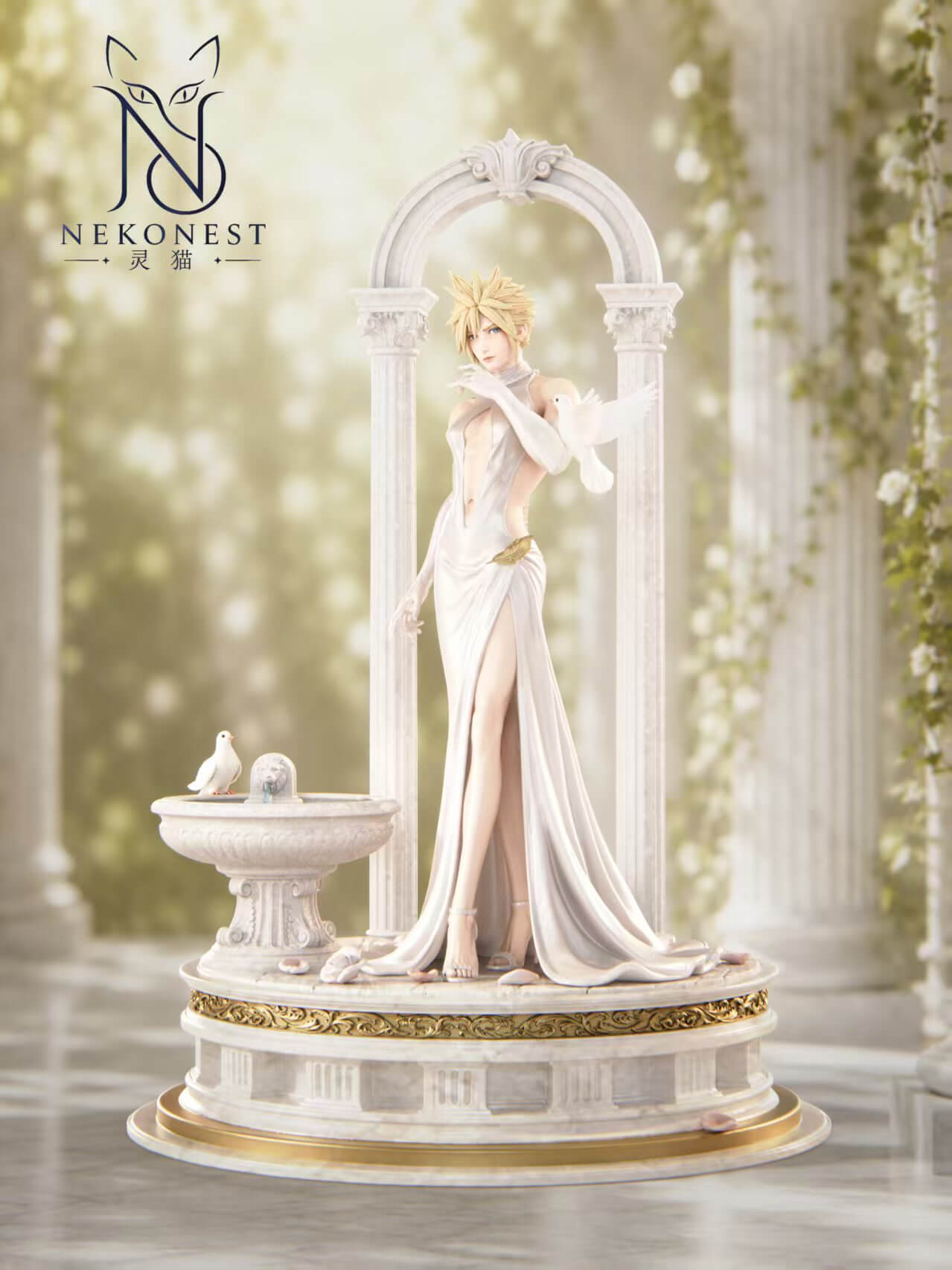 Sanctuary Dawn Cloud Strife - Featured Image Sanctuary Dawn Cloud Strife - Collectible Figure Main View