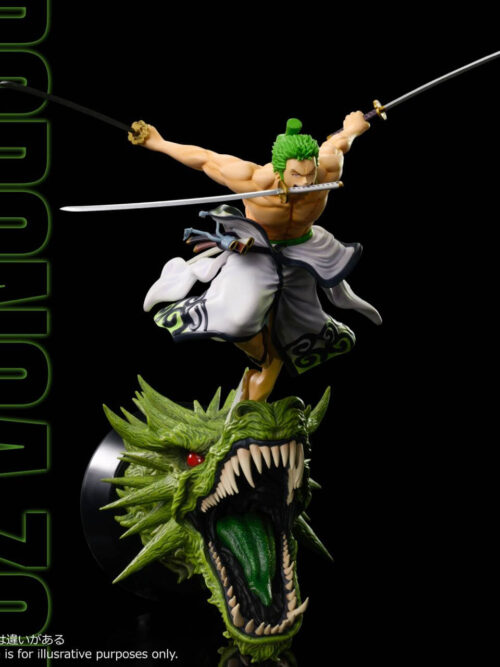 Wano Roronoa Zoro Three Sword Style Wall-Mount - Detail View 3