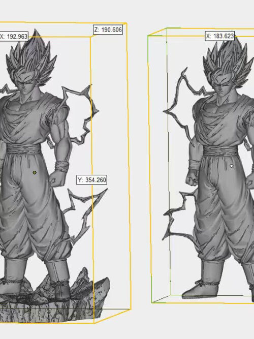 Super Saiyan Goku with Lightning - Detail View 5