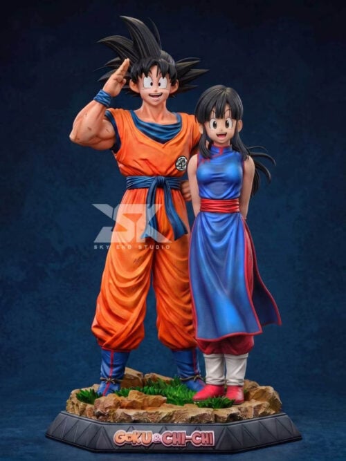 Young Goku and Young Chi-Chi - Collectible Figure Main View