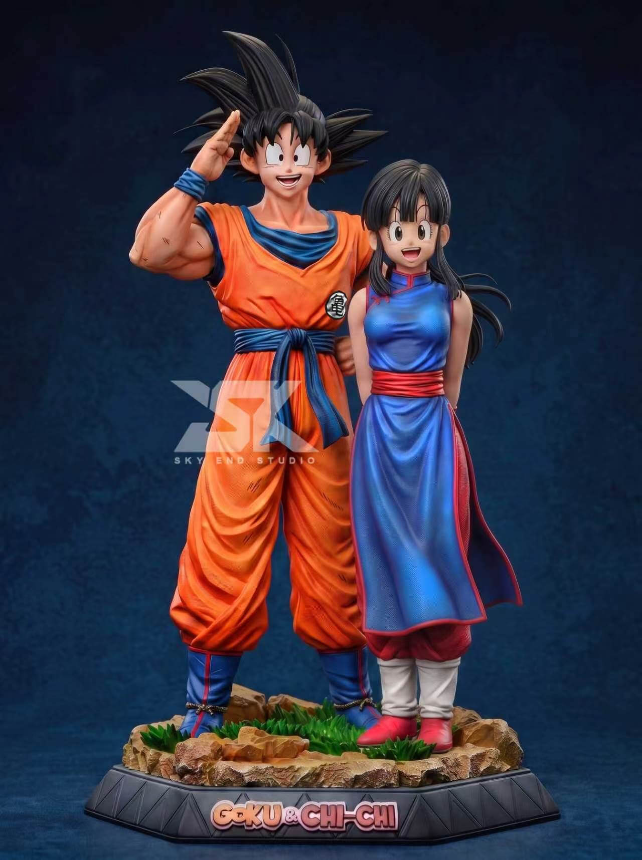 Young Goku and Young Chi-Chi - Featured Image Young Goku and Young Chi-Chi - Collectible Figure Main View
