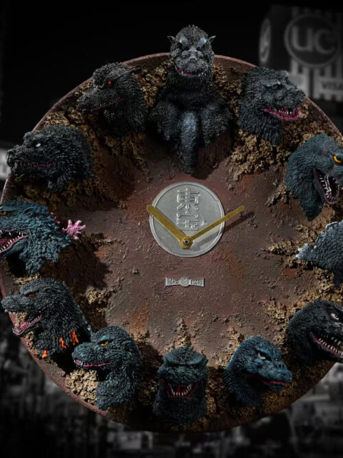 Godzilla 12-Head Wall Clock - Detail View 5