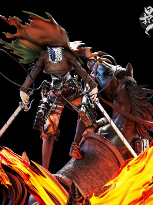 Mounted Levi Ackerman - Detail View 6