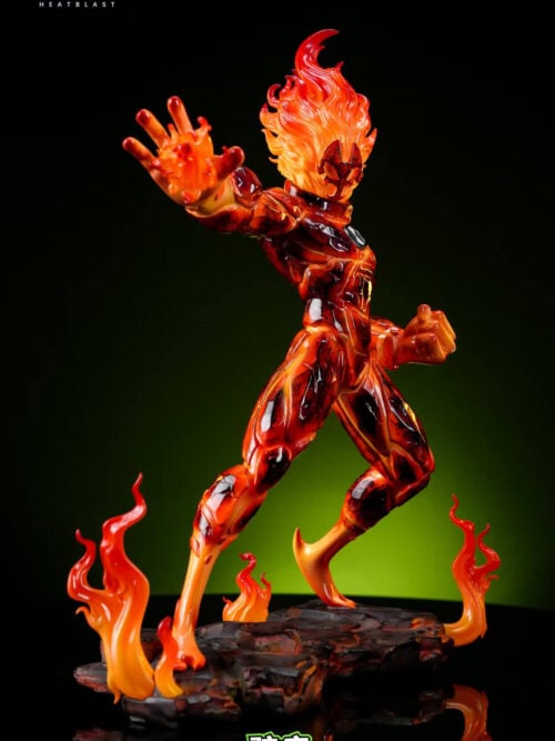 Heatblast and Diamondhead - Detail View 4
