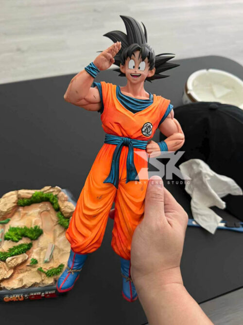 Young Goku and Young Chi-Chi - Detail View 5