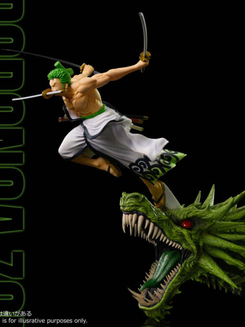 Wano Roronoa Zoro Three Sword Style Wall-Mount - Detail View 2
