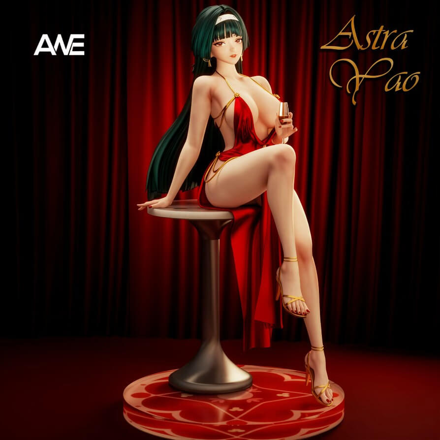 Seated Astra Yao - Featured Image Seated Astra Yao - Collectible Figure Main View