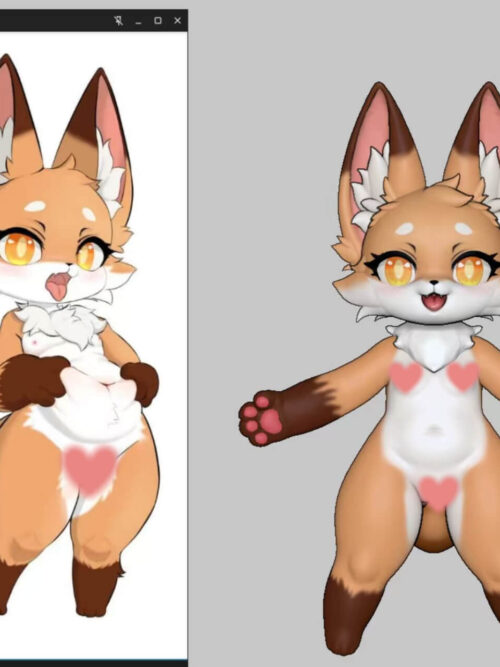 Little Fox Doll - Detail View 2