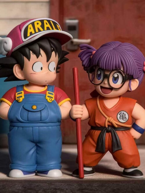 Son Goku & Arale Norimaki Cosplay Set - Collectible Figure Main View