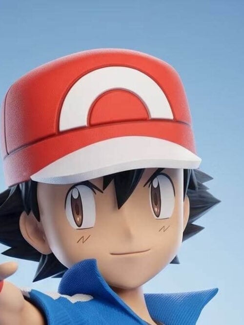 Ash Ketchum and Ash-Greninja - Detail View 1