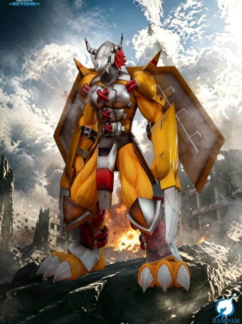WarGreymon and Agumon - Collectible Figure Main View
