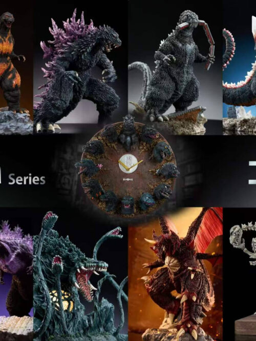 Godzilla 12-Head Wall Clock - Detail View 7