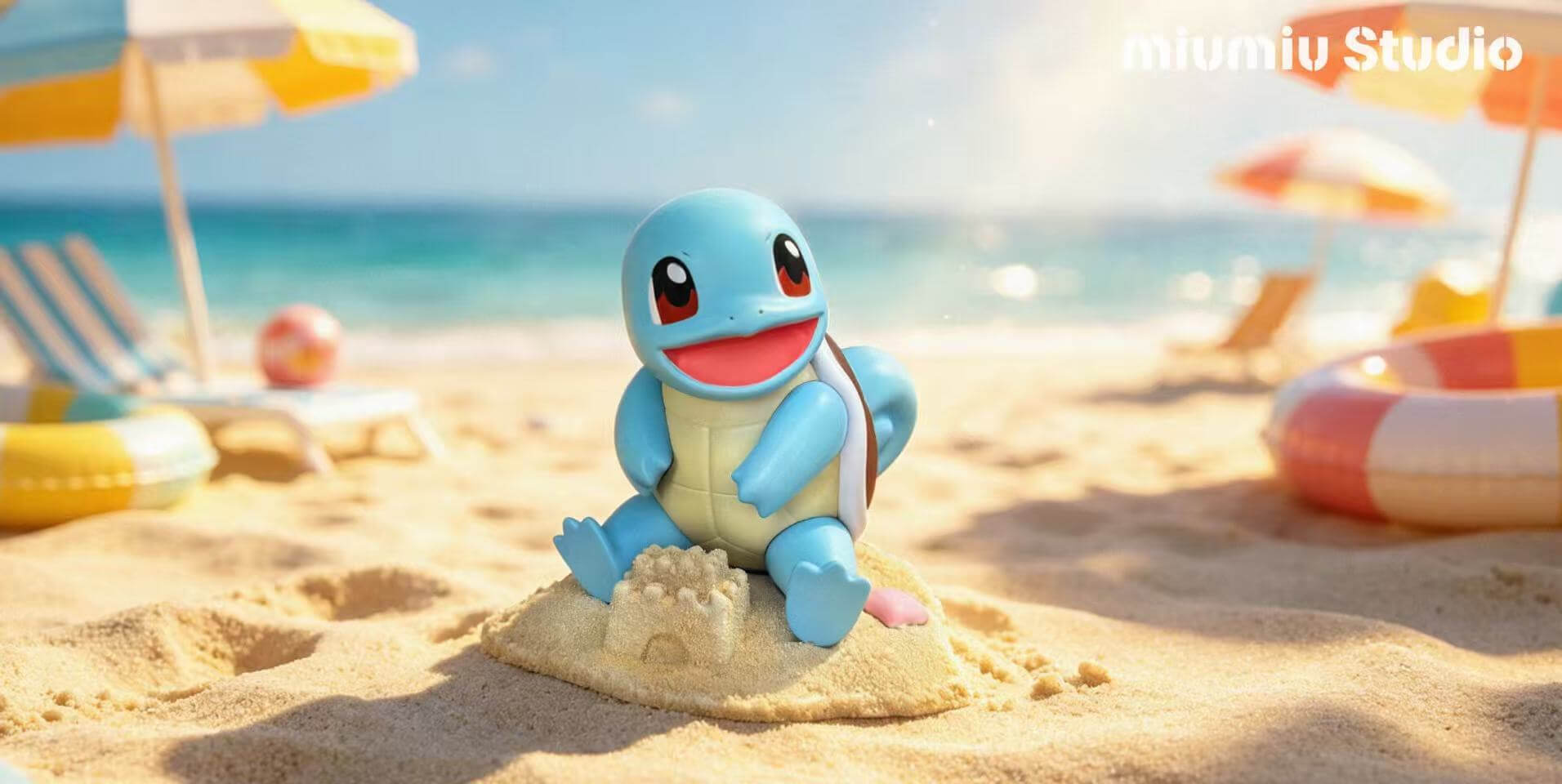 Pocket Leisure Time Vol. 2 Squirtle - Featured Image Pocket Leisure Time Vol. 2 Squirtle - Collectible Figure Main View