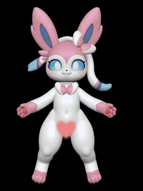 Humanoid Sylveon Doll - Collectible Figure Main View