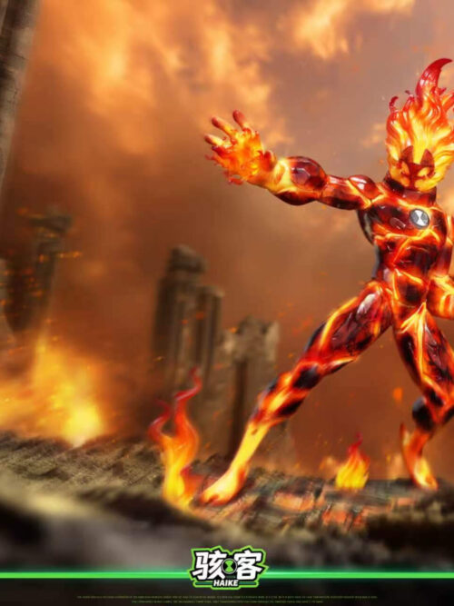 Heatblast and Diamondhead - Detail View 3