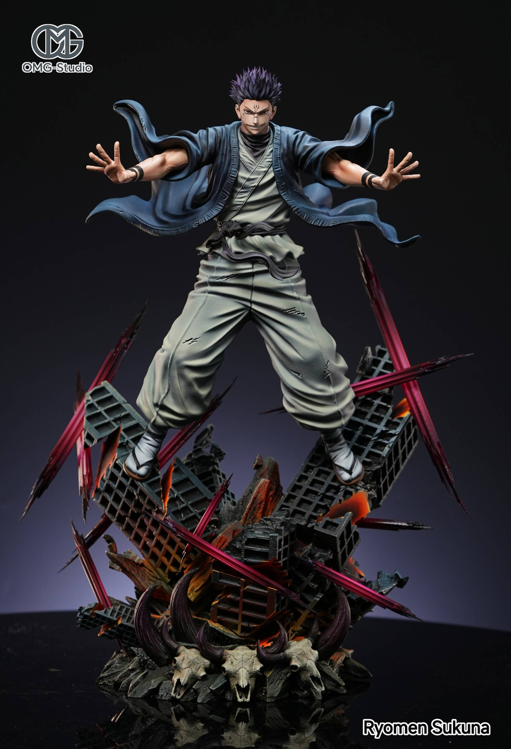 Ryomen Sukuna in Megumi Fushiguro's Body - Featured Image Ryomen Sukuna in Megumi Fushiguro's Body - Collectible Figure Main View