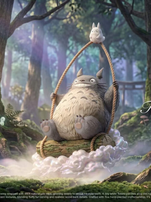 knh9sag70vtqq8p97jb1ft1qms7kdbnm Swinging Totoro - Collectible Figure Main View