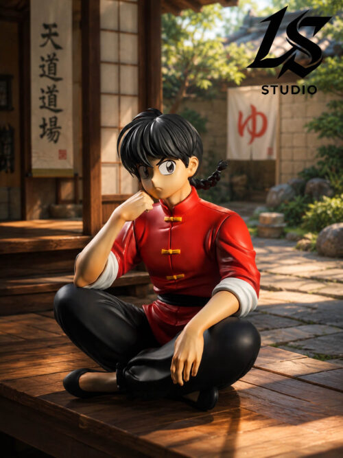 Seated Ranma Saotome - Detail View 1