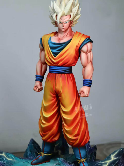 Super Saiyan Goku with Lightning - Detail View 2