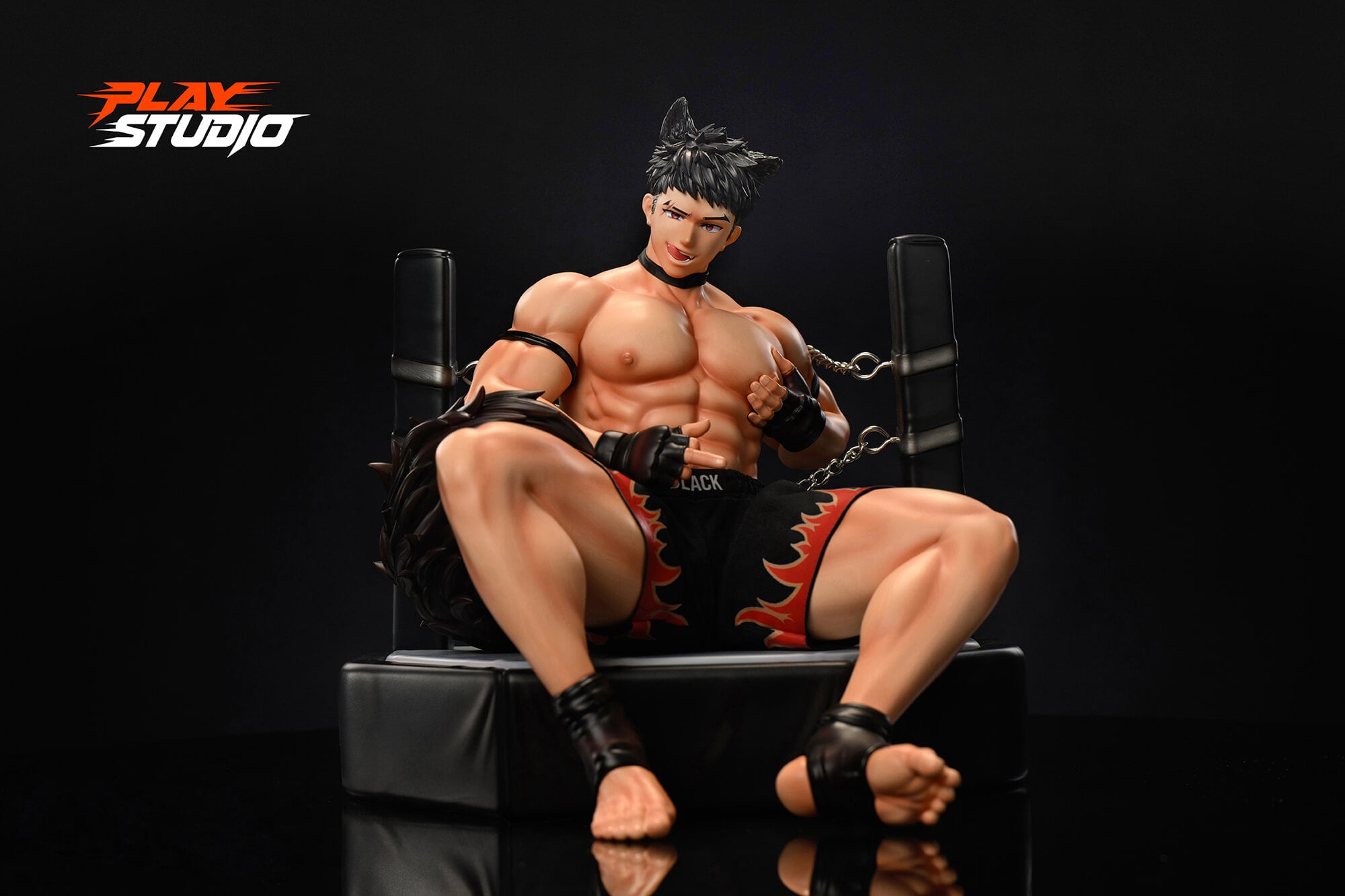 Fighter Black - Featured Image Fighter Black - Collectible Figure Main View