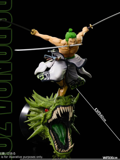 Wano Roronoa Zoro Three Sword Style Wall-Mount - Detail View 4