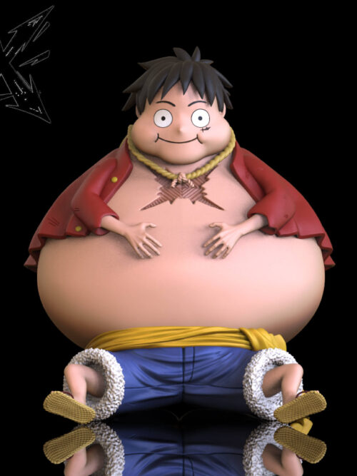 r4dx1z934wqyjh8bgdnxv9qt786qce9x Big-Belly Monkey D. Luffy - Collectible Figure Main View