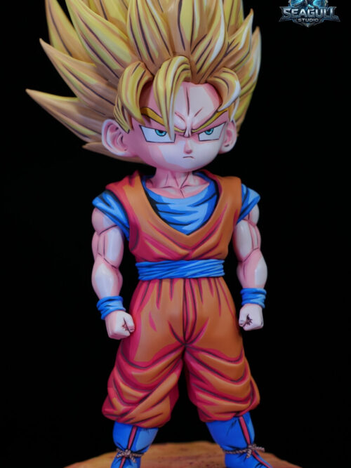 Angry Super Saiyan SD Son Goku - Detail View 1