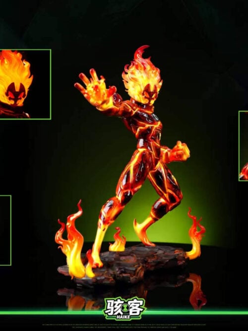 Heatblast and Diamondhead - Detail View 10