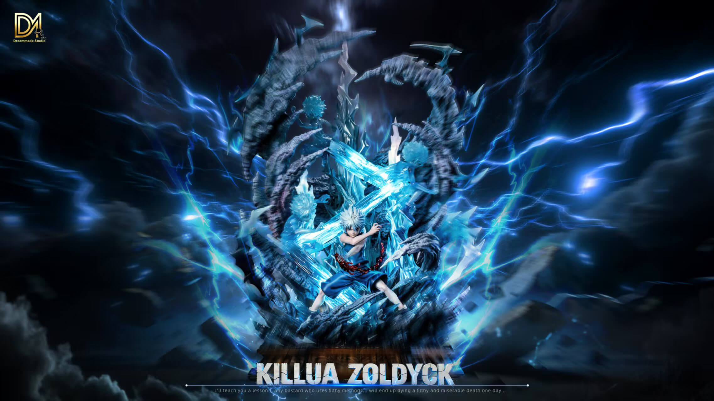Lightning Effect Killua Zoldyck - Featured Image Lightning Effect Killua Zoldyck - Collectible Figure Main View