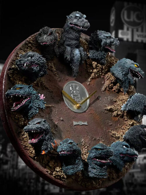 Godzilla 12-Head Wall Clock - Detail View 3