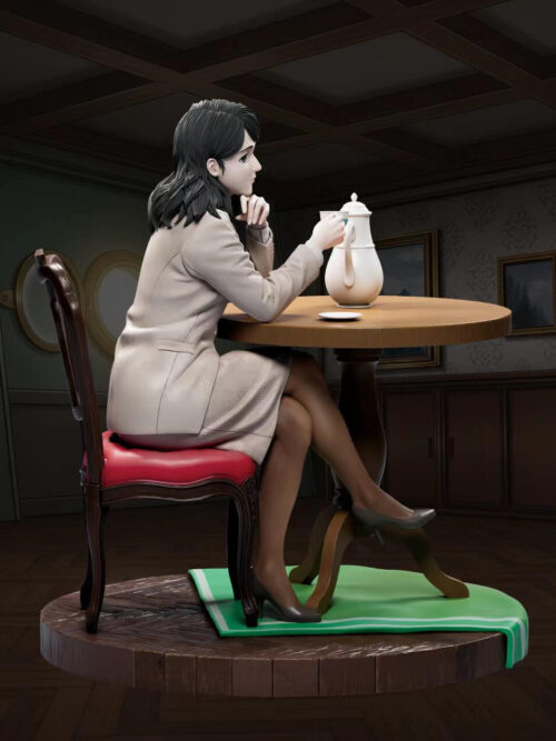 Tea-Drinking Pieck Finger - Detail View 2