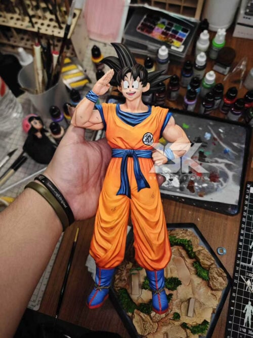Young Goku and Young Chi-Chi - Detail View 1