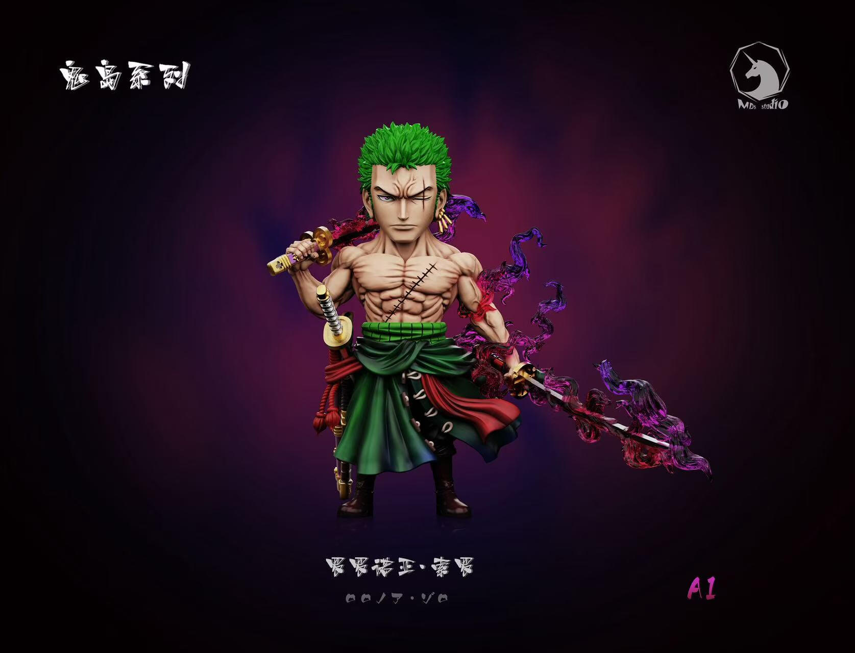 Onigashima Roronoa Zoro - Featured Image Onigashima Roronoa Zoro - Collectible Figure Main View