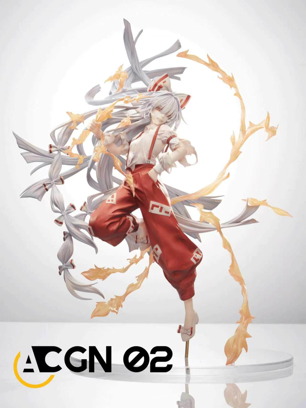 Flame-Wreathed Fujiwara no Mokou - Featured Image Flame-Wreathed Fujiwara no Mokou - Collectible Figure Main View