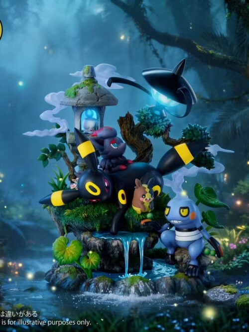 Umbreon and Friends Natural Scene - Collectible Figure Main View