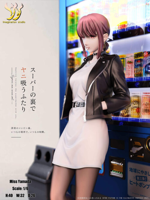 Miss Yamada Smoking Behind the Supermarket with You - Detail View 1