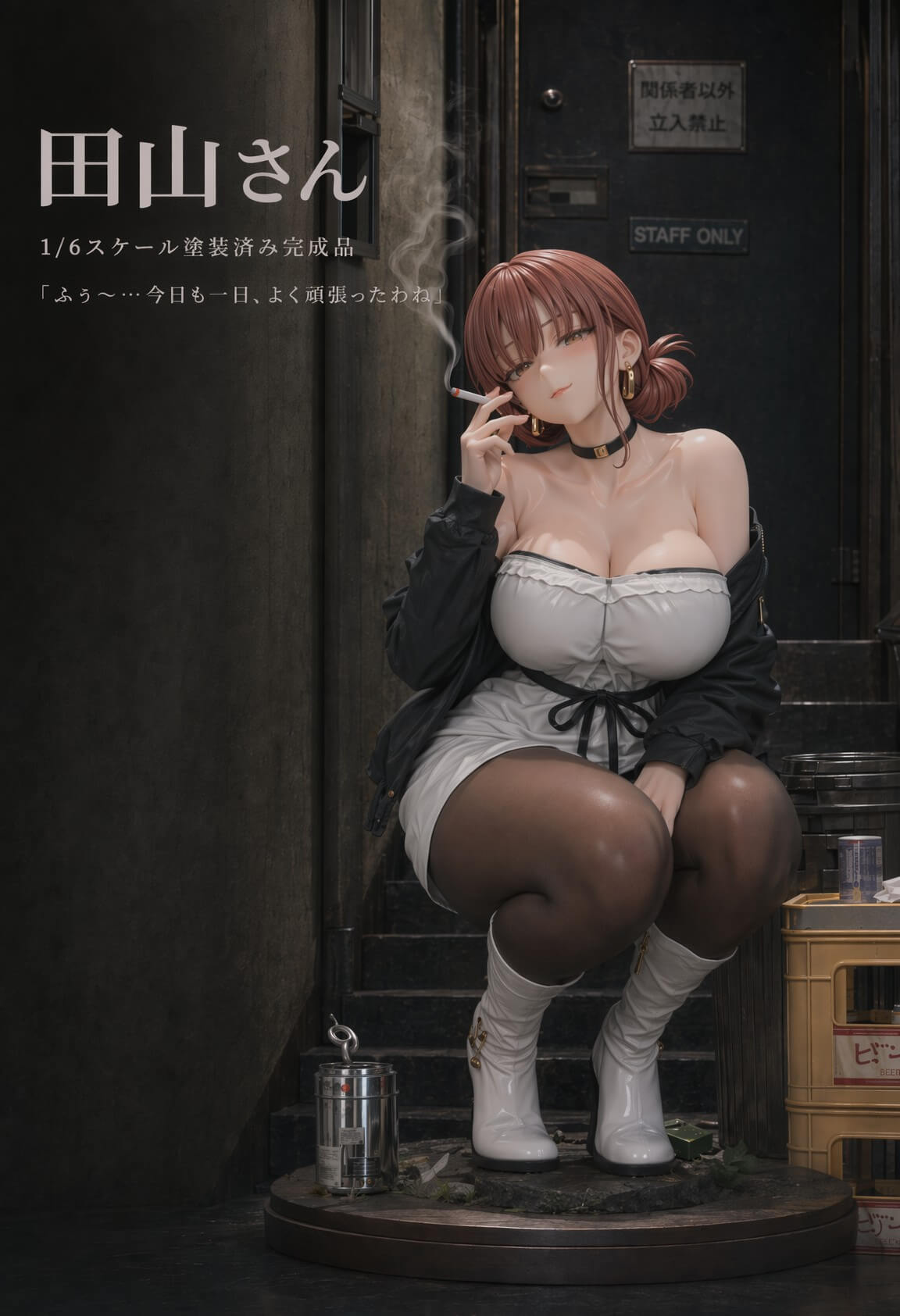 Smoking Behind the Supermarket with You Tayama - Featured Image Smoking Behind the Supermarket with You Tayama - Collectible Figure Main View