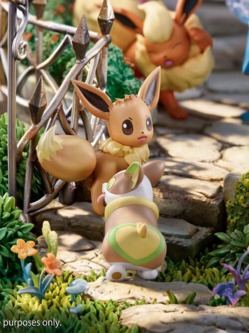 Anniversary Eevee Family Garden Scene - Detail View 5